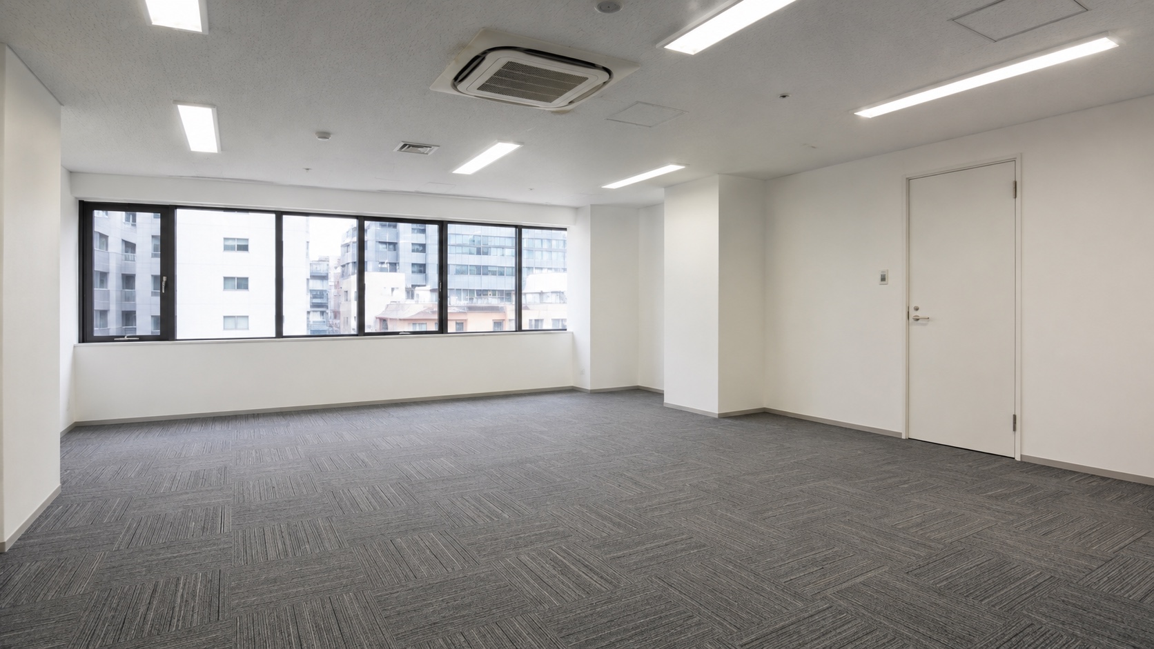 テナント原状回復工事を終えた空室のオフィス区画